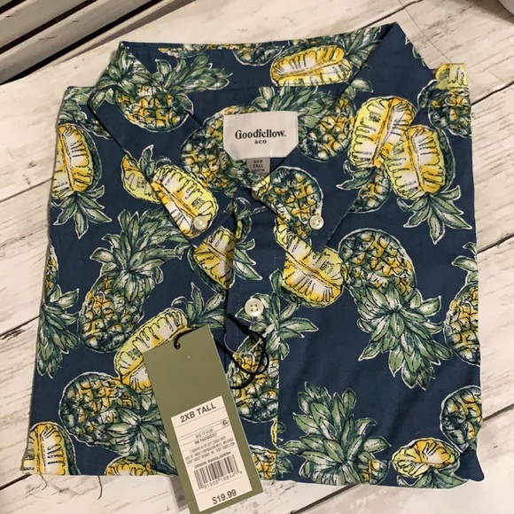 Goodfellow & Co Men’s Hawaiian Shirt size 2XB - Picture 8 of 8
